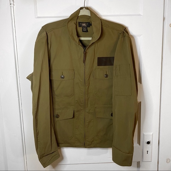Ralph Lauren Rrl Military Jacket Olive 